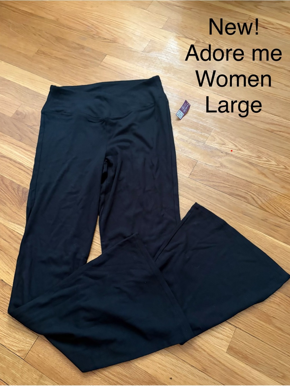 Adore Me Women’s Black Wide-Leg Lounge Pants